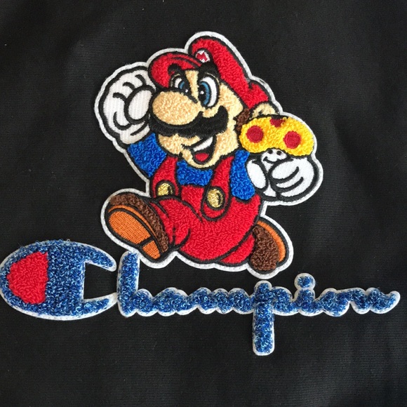 Champion x Super Mario Bros Reverse Weave Hoodie size L - Picture 9 of 9